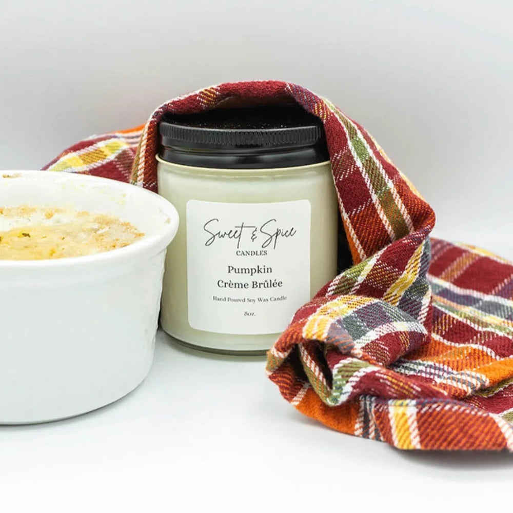 HSCo Soy Wax Candles Creme Brulee - Hazelwood