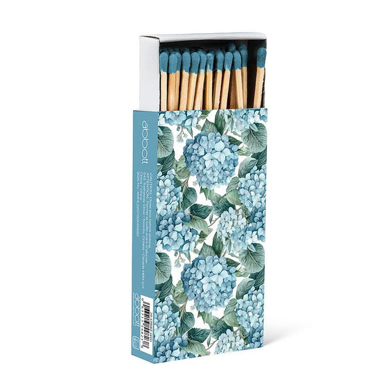 Hydrangea Boxed Wooden Match Sticks