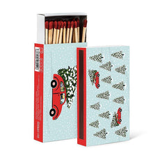  Box of Wooden Match Sticks - Red Car with Tree