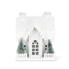 Snowy Hamlet Papercraft House - 012