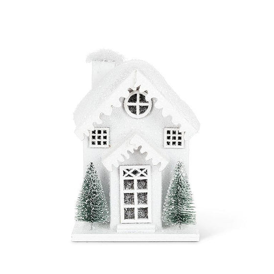 Small Snowy LED Hamlet Papercraft House