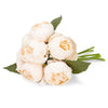 10" Faux Peony Bouquet