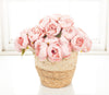 10" Faux Peony Bouquet