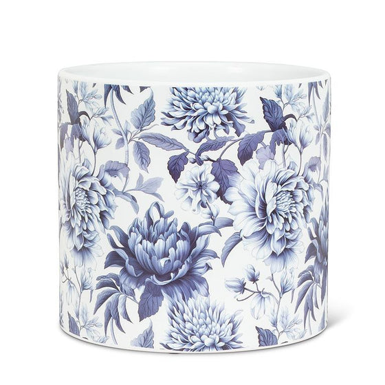 Blue & White Chintz Pattern Planter