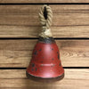 Distressed Metal Bell/Jute Rope