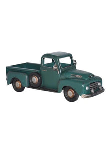  Vintage Inspired Spruce Green Metal Truck/Planter