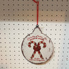 Large Metal Holiday Ornament