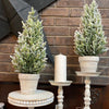 Frosted Topiary Tree - 16"