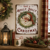 Nostalgic Metal Christmas Sign