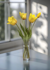 Fresh Touch Ruffled Parrot Tulip Bundle - Yellow
