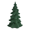 Green Flock Finish Fur Tree