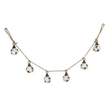  Distressed Metal Jingle Bell Garland