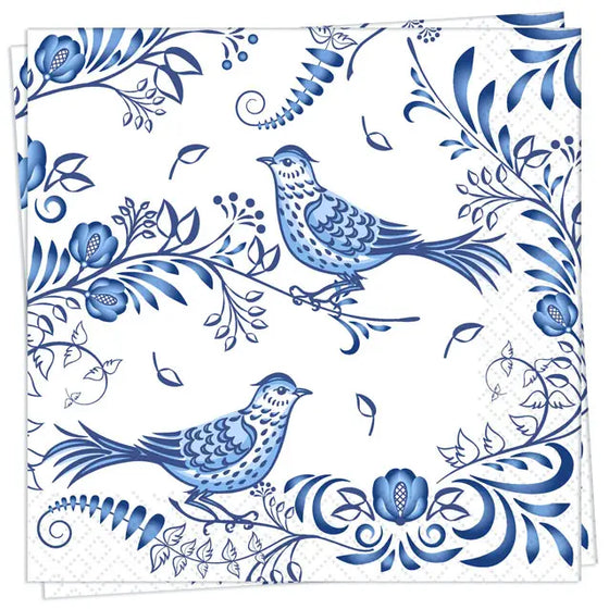 Blue & White Porcelain Luncheon Napkins