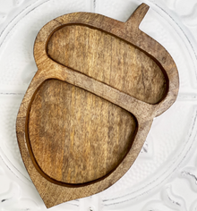  Wooden Acorn Tray