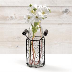 Simple Vase/Metal Basket