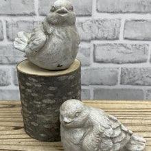  Grey Cement Bird Figure