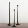 Iron Candle Holders - Set of Three