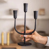 Black Iron Candelabra