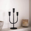 Black Iron Candelabra