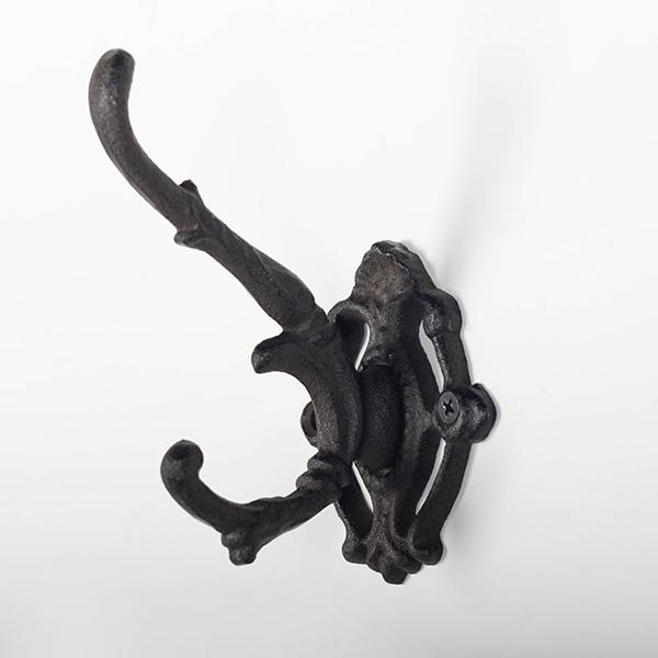 Vintage Ceramic Coat Hooks Hangers Antique Bronze Iron Wall Hooks