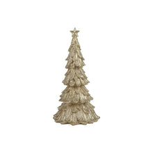  Glittered Tabletop Resin Fir Tree