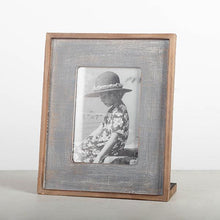  Rustic Wooden Photo Frame - Grey
