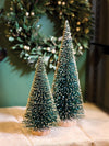 Large Emerald Bottle Brush Inspired Tree - 13"