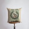 Vintage Style Family of Rabbits Cushion