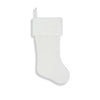 White Corduroy Christmas Stocking