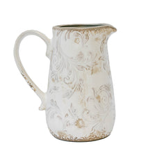  French Country Inspired Faded Scroll Pitcher