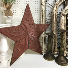  Rustic Vintage Tin Collage Stars