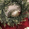 Matt Silver Glass Finial Ornament