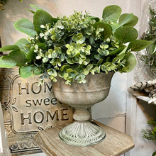  Eucalyptus Mix Half Sphere Faux Greenery