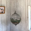 Rustic Metal Bird Cage Style Holder