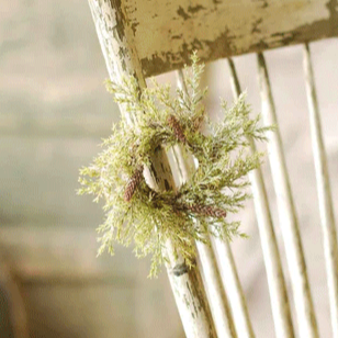 6" Prickly Pine Candle Ring