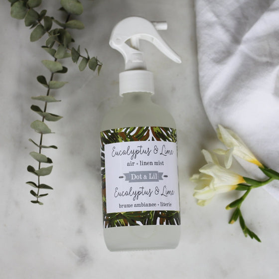 EUCALYPTUS & LIME Linen/Air Mist by DOT & LIL