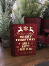 Light-up Laser cut out Christmas Book