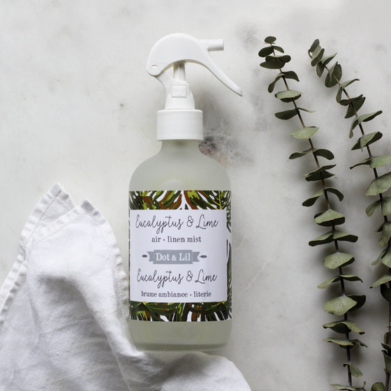 EUCALYPTUS & LIME Linen/Air Mist by DOT & LIL