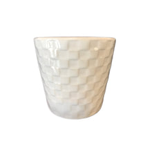  Cottage White Ceramic Flower Pot