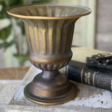  Antique Bronze Tone Tabletop Urn