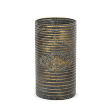  Rustic Style Metal Vase - 10"