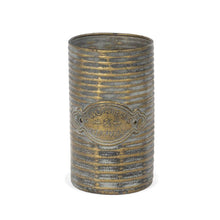 Rustic Style Metal Vase - 8"