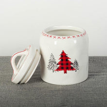  Winter Season Ceramic Jar with Lid