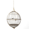 Rustic Metal Bird Cage Style Holder