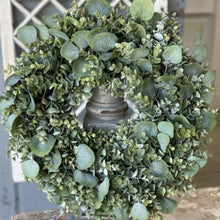  20" Enclave Eucalyptus Blend Artifical Wreath