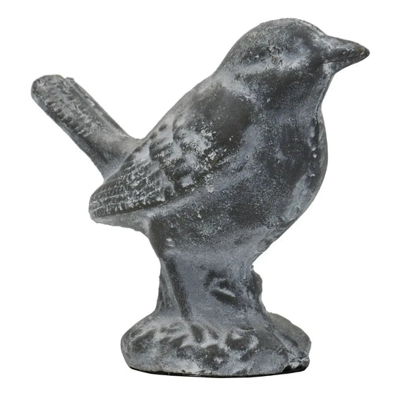 Rustic Cast Iron Flora Bird Figure