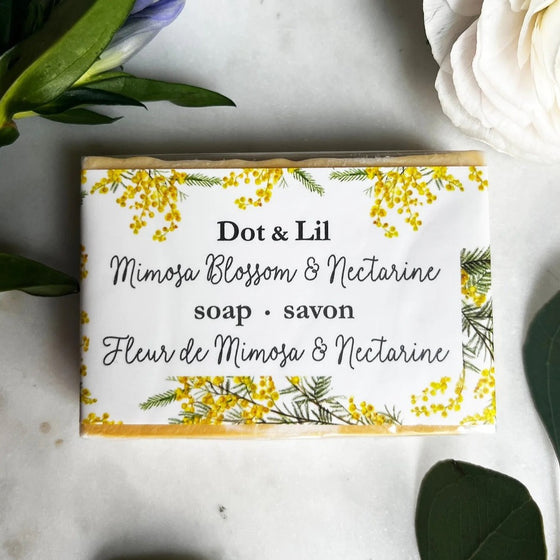 Mimosa Blossom & Nectarine Bar Soap by DOT & LIL