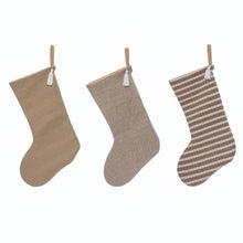  Neutral Coloured Holiday Stocking