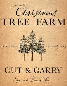  Tin Tree Farm Sign