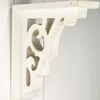 Distressed White Scroll Corbel Decor